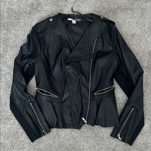 Women's Black Leather Jacket